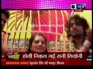 sunny par chada holi ka khumar 20th march 2014