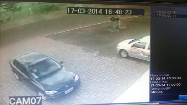 Luckiest biker ever... Hit by a car, he felt on a matelas! Really???!