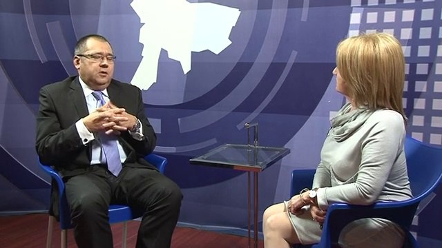 Zastępca Prezydenta Włocławka ds. Rozwoju Jacek Kuźniewicz w studiu Telewizji Kujawy