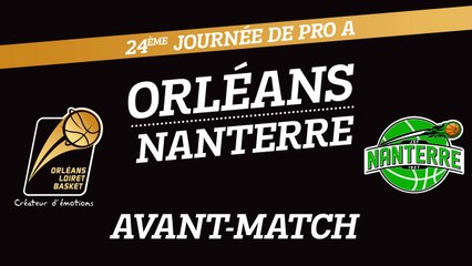 Avant-Match - J24 - Orléans reçoit Nanterre