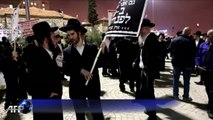 Israël: les juifs ultra-orthodoxes contre le service militaire