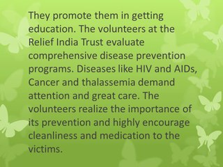 Relief India Trust Our Mission