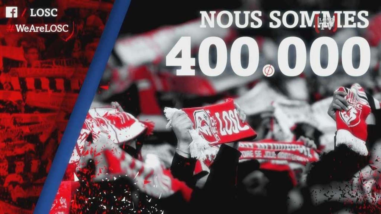 Vous êtes 400 000 !