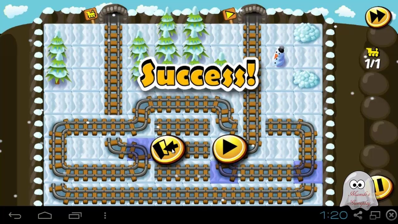 Train Tiles Express - Gameplay - Tundra (Level 61 to Level 65) - HD (720p)