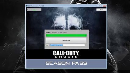 COD GHOSTS SEASON PASS DLC GENERATOR 2014 March