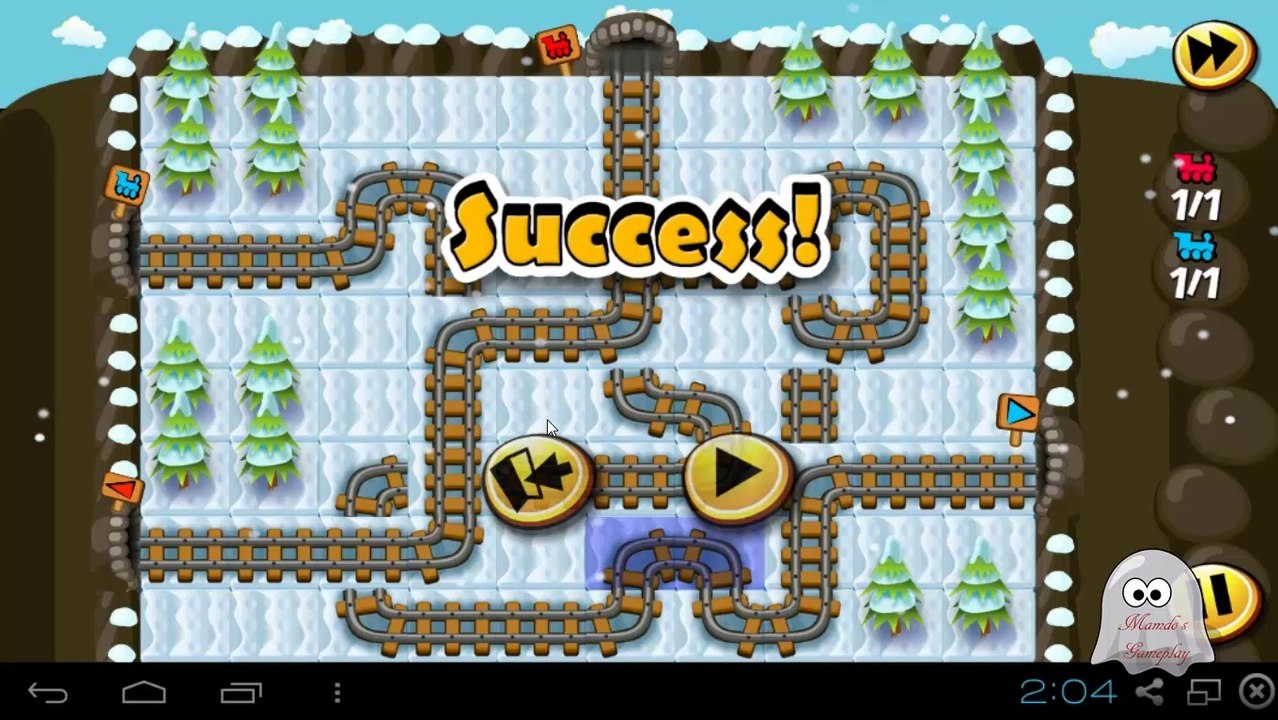Train Tiles Express - Gameplay - Tundra (Level 66 to Level 70) - HD (720p)