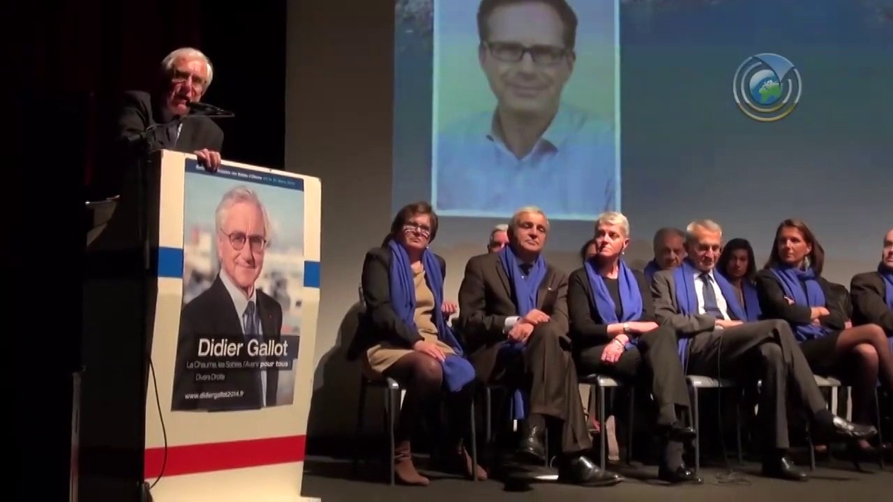 Réunion publique de Didier Gallot à l'Auditorium St Michel