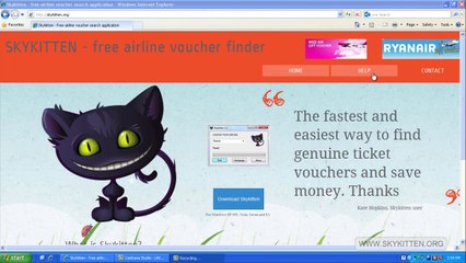 Skykitten - Ryanair and other PRIZE vouchers finder