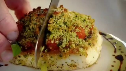 Herb-crusted fish fillets with Gordon Ramsay