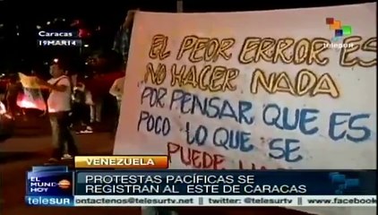 Siguen las protestas sociales en Venezuela contra la revolución