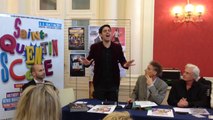 Prestation de Yoann Frejet lors de la conférence de presse du festival Saint-Quentin en scène