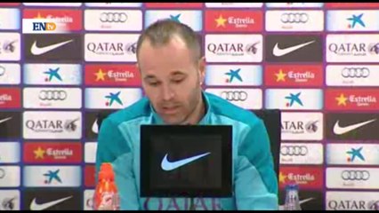 Iniesta: Tenemos que ser valientes en el Bernabéu
