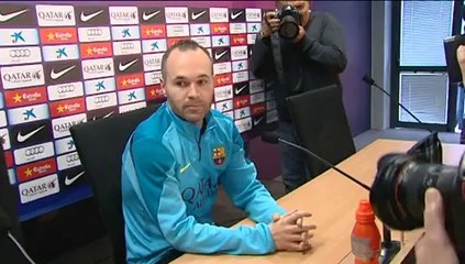 Iniesta: "Hard to believe people don't think we can win in the Bernabeu