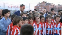 Mario Suárez inaugura su campo de fútbol en Alcobendas