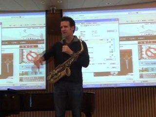 Eric Marienthal Masterclass in Taiwan on November 27 2012