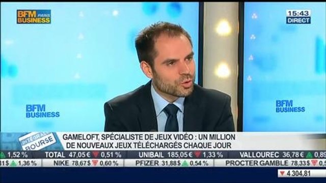Gameloft: les résultats annuels 2013: Alexandre de Rochefort, dans Intégrale Bourse – 20/03