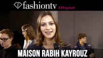 Maison Rabih Kayrouz Fall/Winter 2014-15 Backstage | Paris Fashion Week PFW | FashionTV