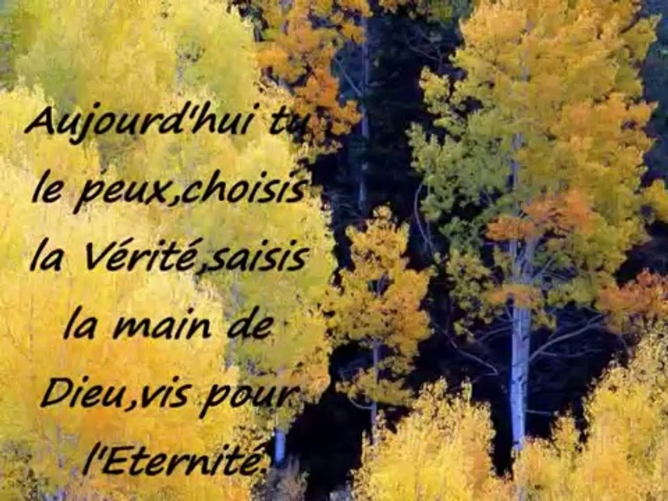 Tu veux vivre sans Dieu