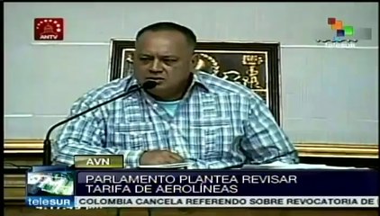 Revisará parlamento venezolano tarifas de aerolíneas