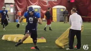 Video: Alexandre Dupuis at the CFL regional combine in Montreal