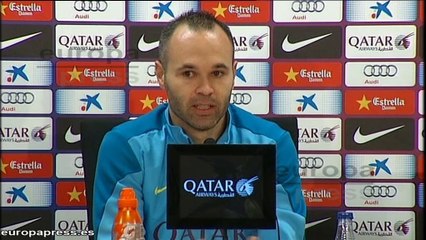 Iniesta se pronuncia sobre sorteo de la Champions
