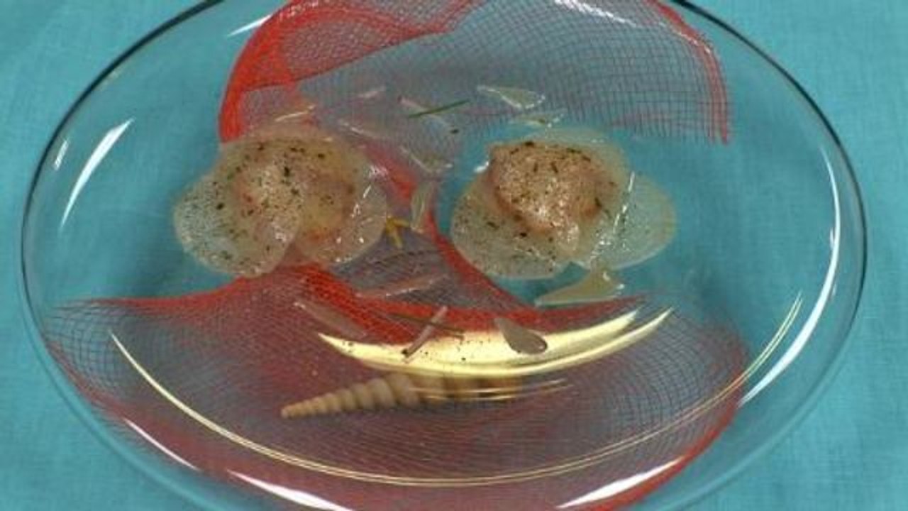 Chef Profiles and Recipes - Joël Robuchon's Lobster Ravioli Using Turnip "Pasta"