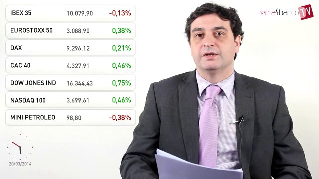 20.03.14 · Cierre mixto en las bolsas europeas - Análisis del cierre del mercado bursátil
