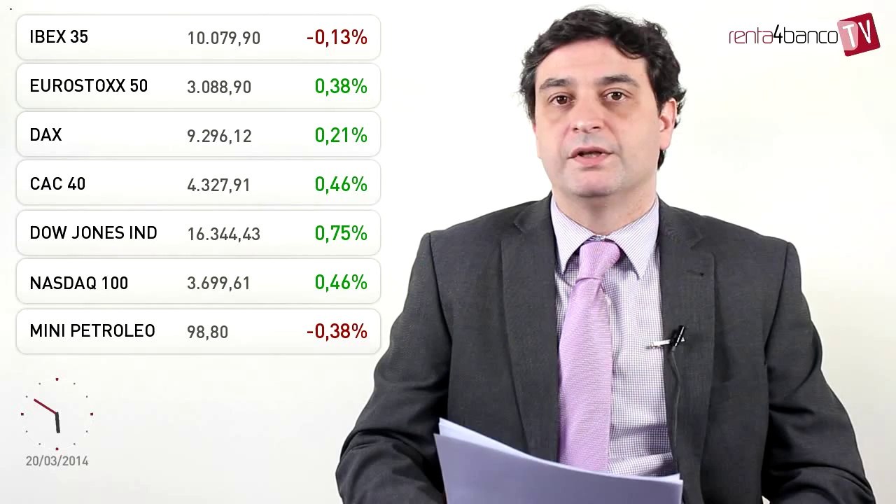 20.03.14 · Cierre mixto en las bolsas europeas - Análisis del cierre del mercado bursátil