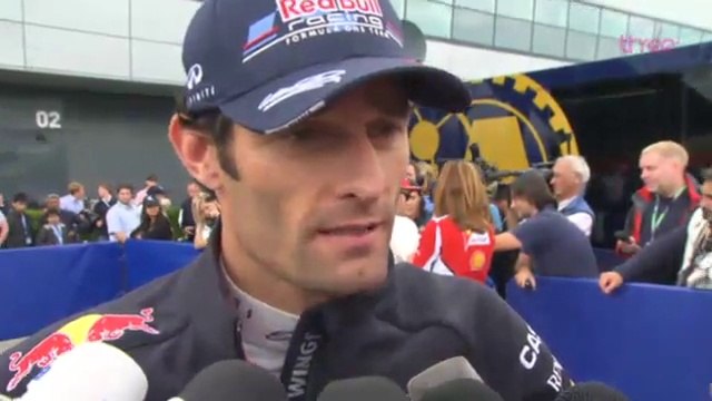 BBC F1 2012: Mark Webber Post Race Interview (2012 British Grand Prix)
