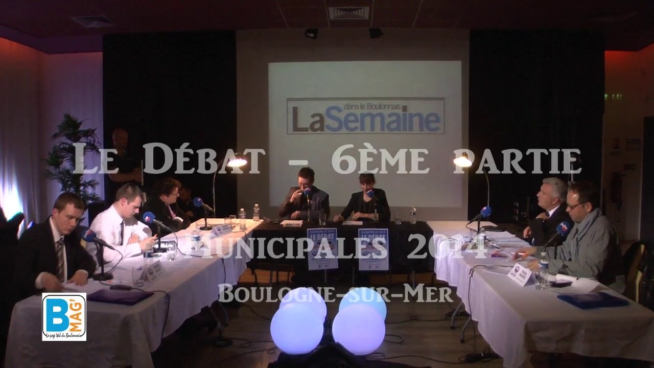 Municipales 2014 Boulogne-sur-Mer, le Débat 6/6: Le centre-ville