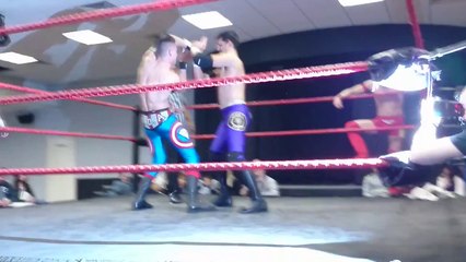 Wrestlers Have Fun Demonstrating Techniques