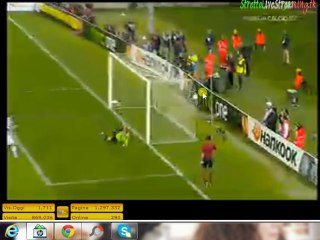 Goal Pirlo  Uefa Europa League Fiorentina - juventus 20/03/2014
