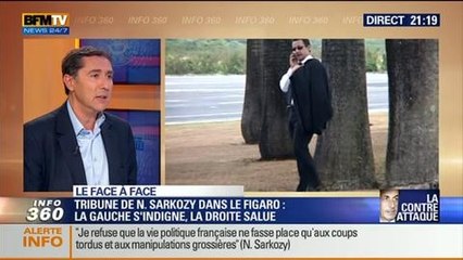 Duel Direct Gauche - Direct Droite: La gauche s'indigne et la droite salue la riposte de Nicolas Sarkozy dans "Le Figaro" - 20/03