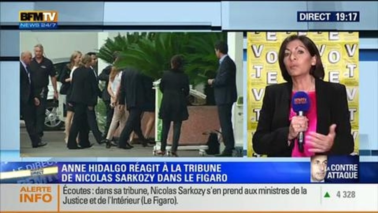 19H Ruth Elkrief - Édition spéciale: Anne Hidalgo réagit à la tribune de Nicolas Sarkozy dans "Le Figaro" - 20/03