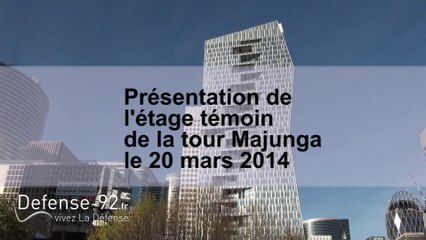 Présentation de l'étage témoin de la tour Majunga