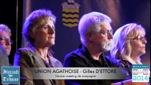 AGDE - 2014 - Dernier Meeting GILLES D'ETTORE - UNION AGATHOISE 20 mars 2014