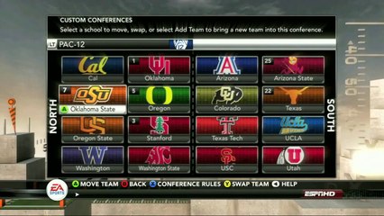 NCAA Football 12 New Custom Conferences Trailer