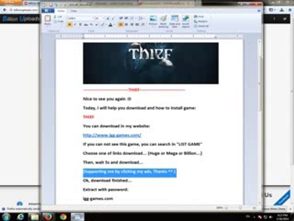 Thief 4 Download Free (No Survey) (TESTED-Work 100%) By IGG - YouTube