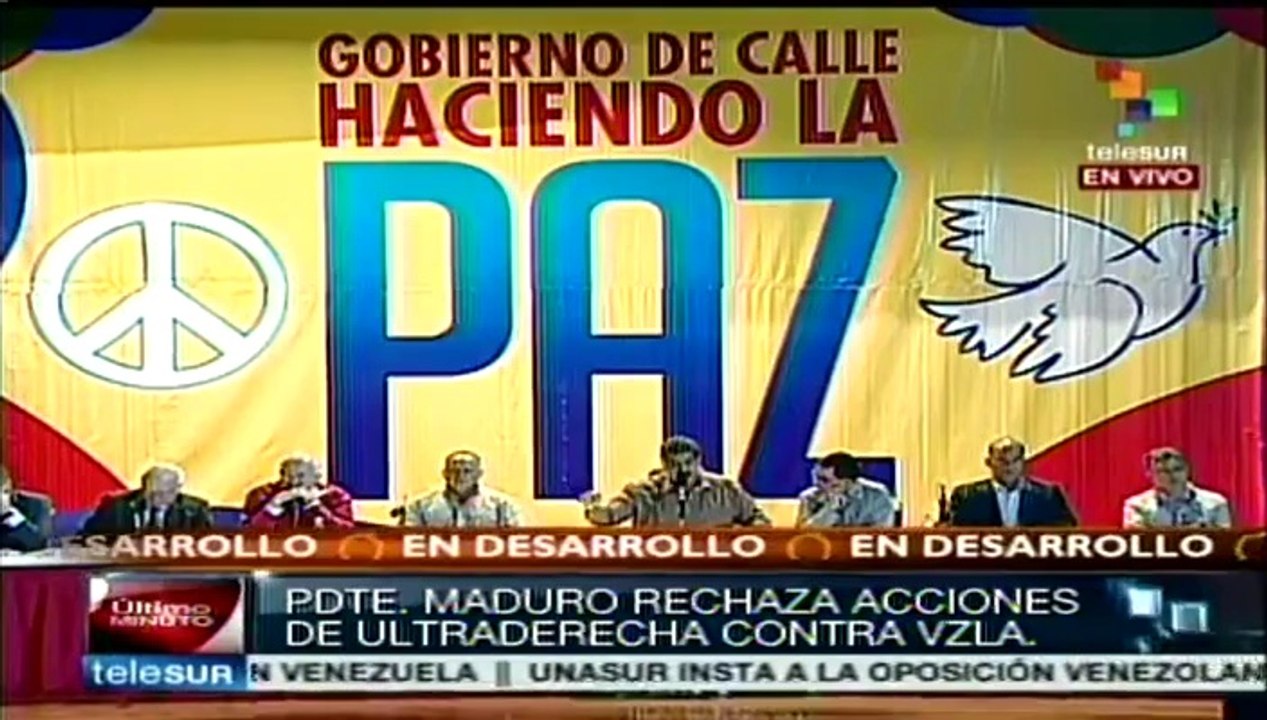 "La lucha no es trancar calles sino por el poder en Venezuela"
