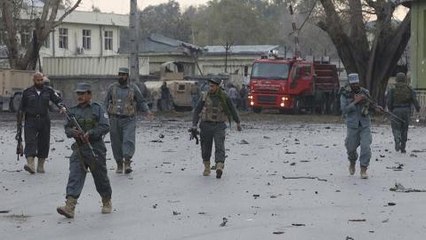 Taliban target Afghan police station
