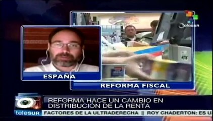 Iniciativa de reforma tributaria en España es regresiva: experto