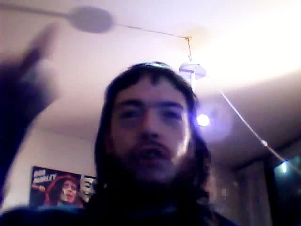 A webcam recorded video blog - ranting about superflaggers and google's ways to censor freedom of expression