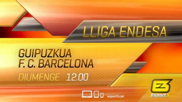 TV3 - Diumenge a les 12.00 - La lliga Endesa al canal Esport3