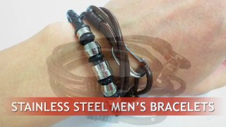 Stainless steel bracelets for men by ELF925, Thailand