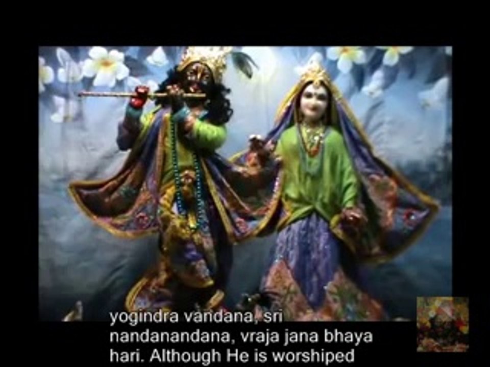 Mangal Aroti Vrindaban with HH B.B. Govinda Swami[240P]