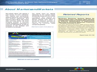 Flow Chemistry Market Trends & Forecast to 2018