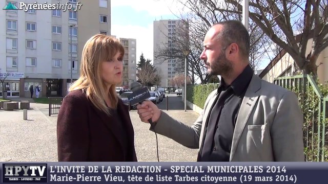 [MUNICIPALES] Marie-Pierre Vieu Tarbes Citoyenne (19 mars 2014)