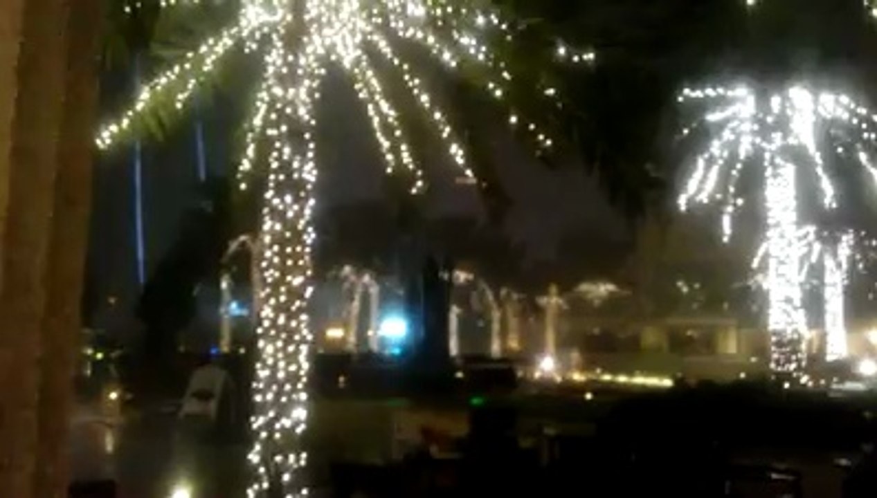 Raining in Dubai Friday Nite