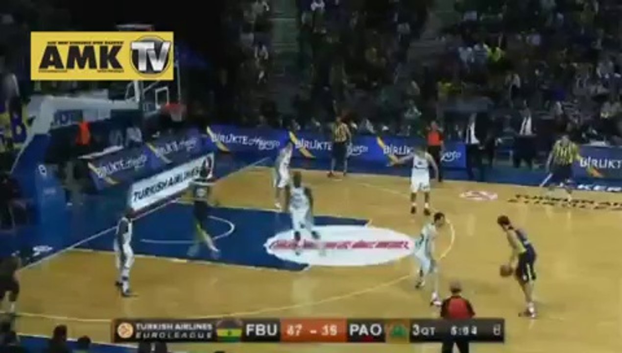 Fenerbahçe Ülker - Panathinaikos 77-72 maç özeti