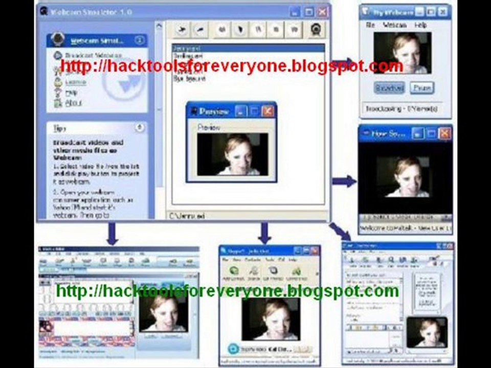 Pro Webcam Hack v1.0, easily to see anyone webcam